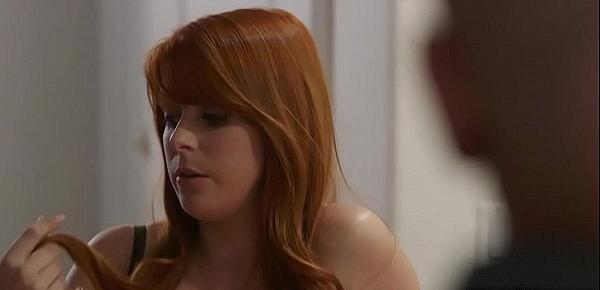  Gorgeous redhead babe Penny Pax loves her intimate moments with her neighbor husband Derrick Pierece.